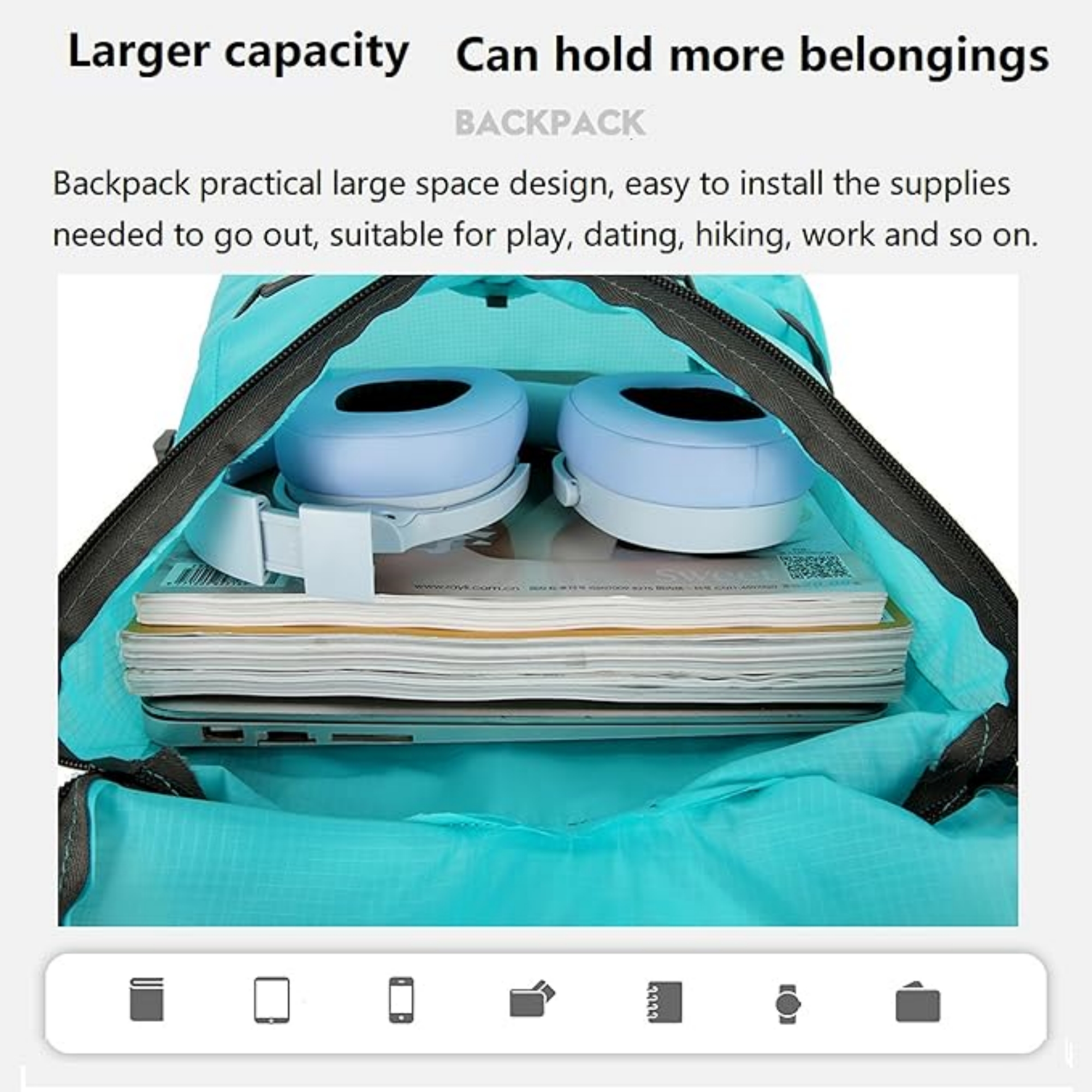 16L Hiking Foldable Travel Backpack 2