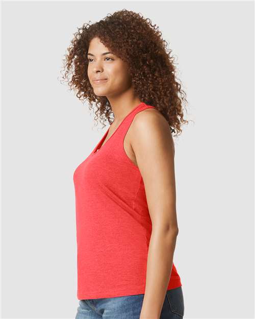 Women's Softstyle® CVC Racerback Tank Top - 64220LCVC 39