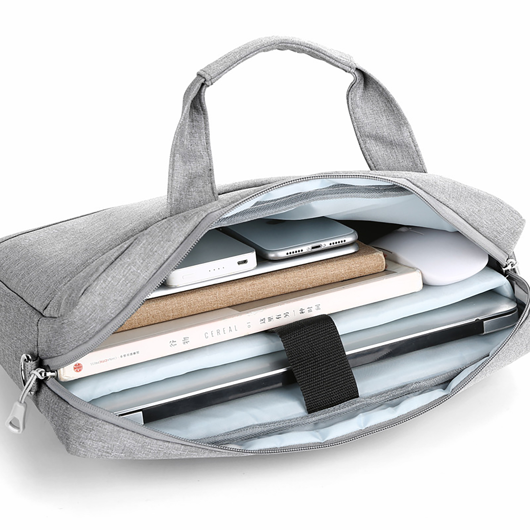 Expandable Briefcase Laptop Shoulder Bag--15.6 inch 4
