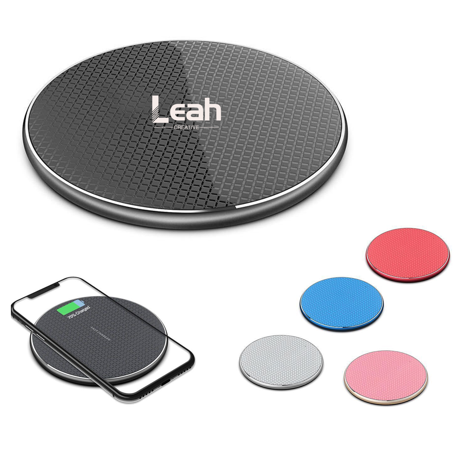 Disc 10W/7.5W /5W Wireless Charger 3