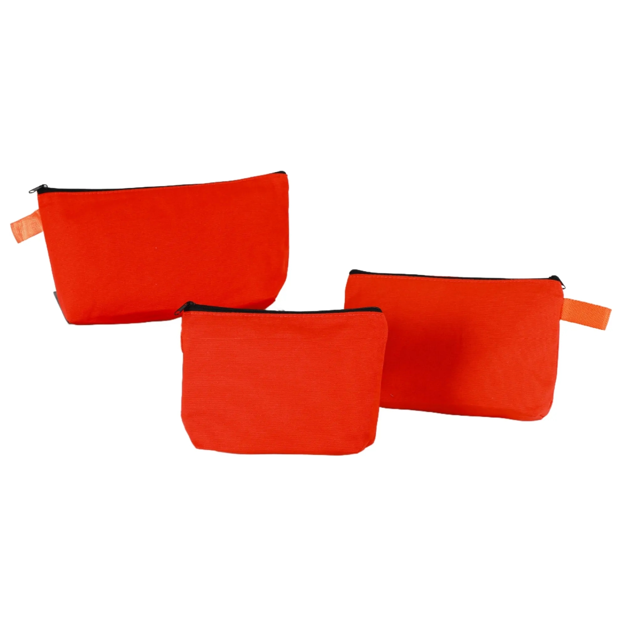 Vibrant Multi-Color Canvas Pencil Pouch 2