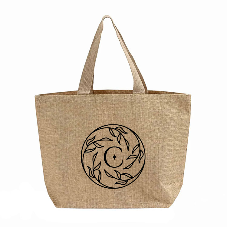 Crestwood Grove Jute Tote Bag 6