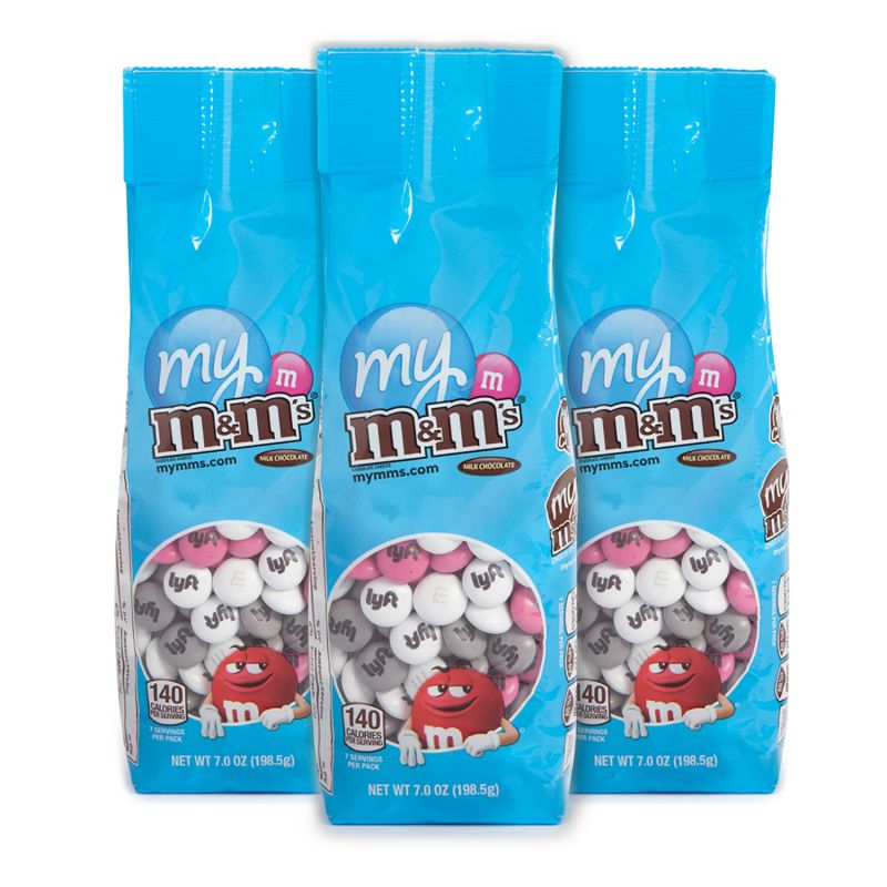 7 oz. Personalized M&M'S® Bags - Set of Three 1