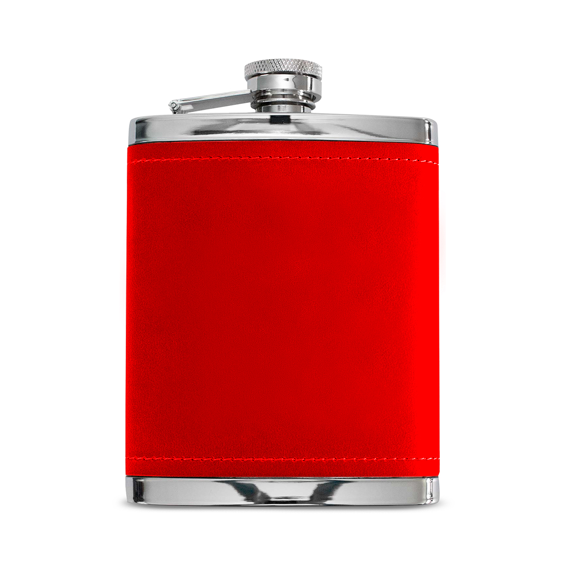Walters Leather Premium Stainless Steel Hip Flask - 6 Oz 12