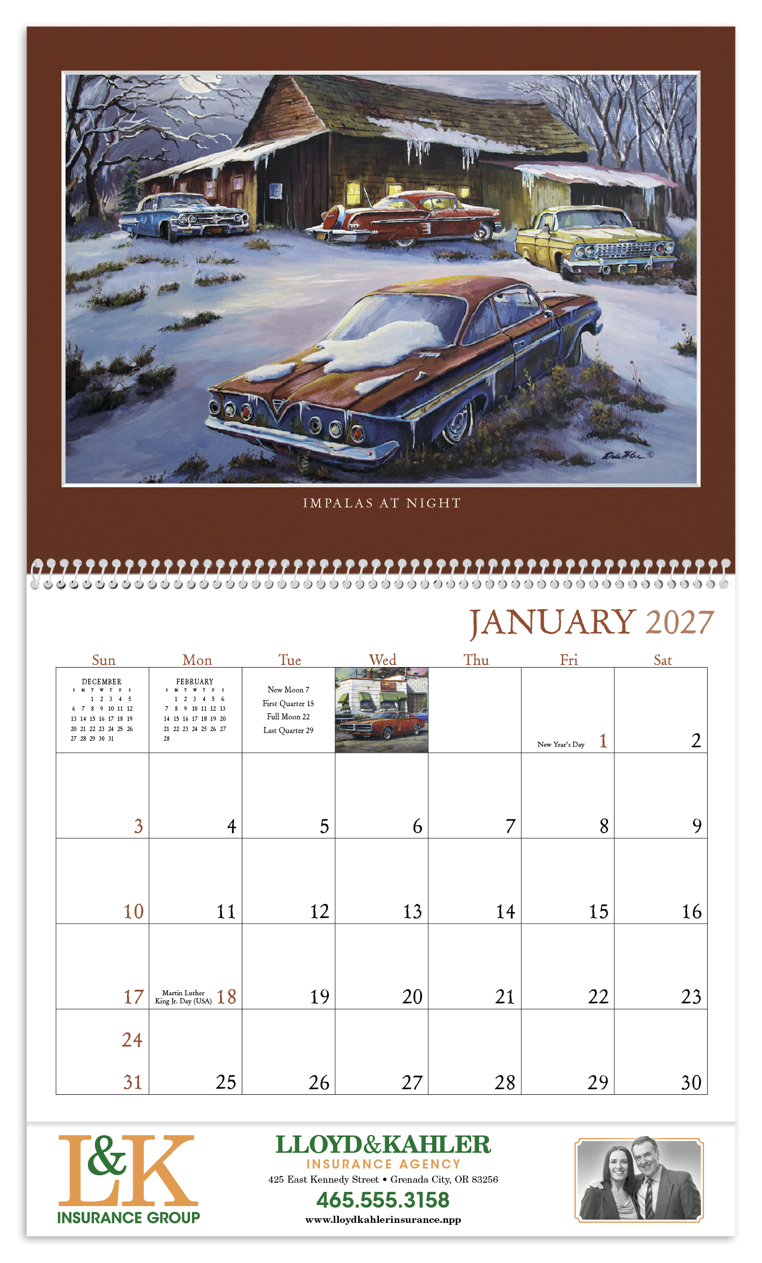 Triumph® Calendars Junkyard Classics by Dale Klee Calendar 54
