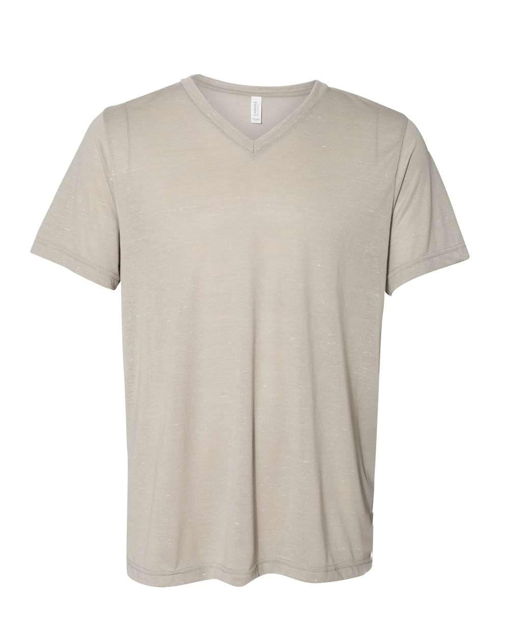 Unisex Textured Jersey V-Neck Tee - 3655 56