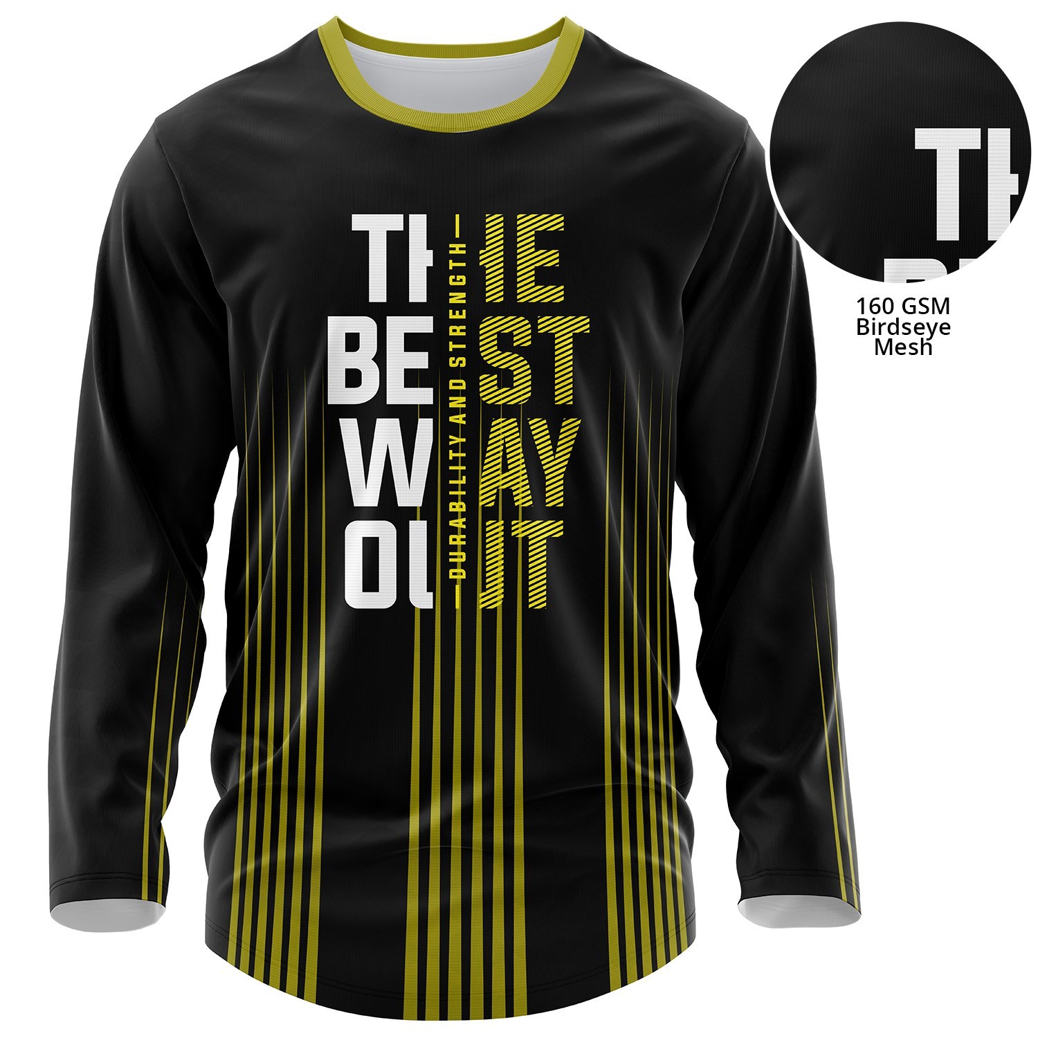 Youth 160 GSM Brushed Milk Silk Sublimation Long Sleeve T-shirt