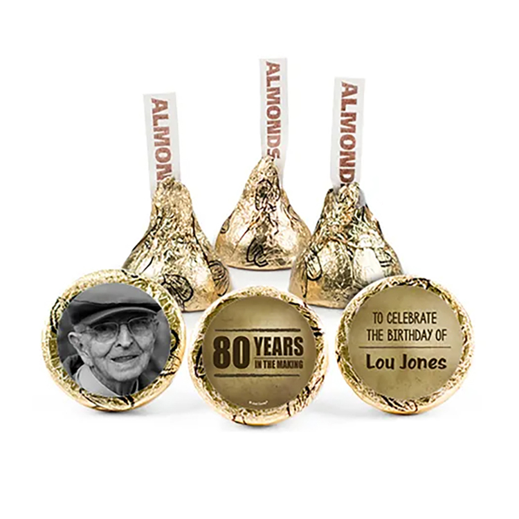 Birthday Photo Design - Hershey's Kisses w/ Full Color Label 2