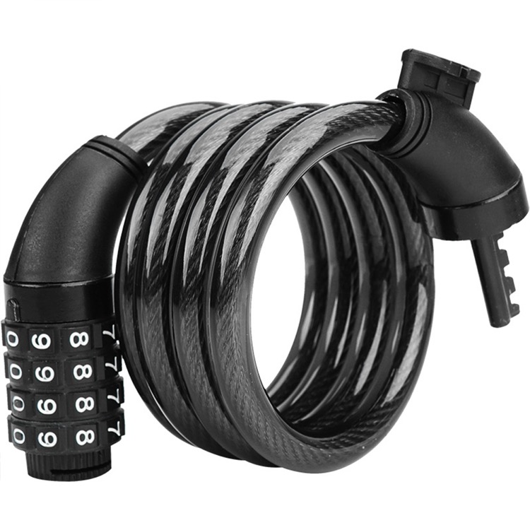 Bike Lock Cable with Combination 4