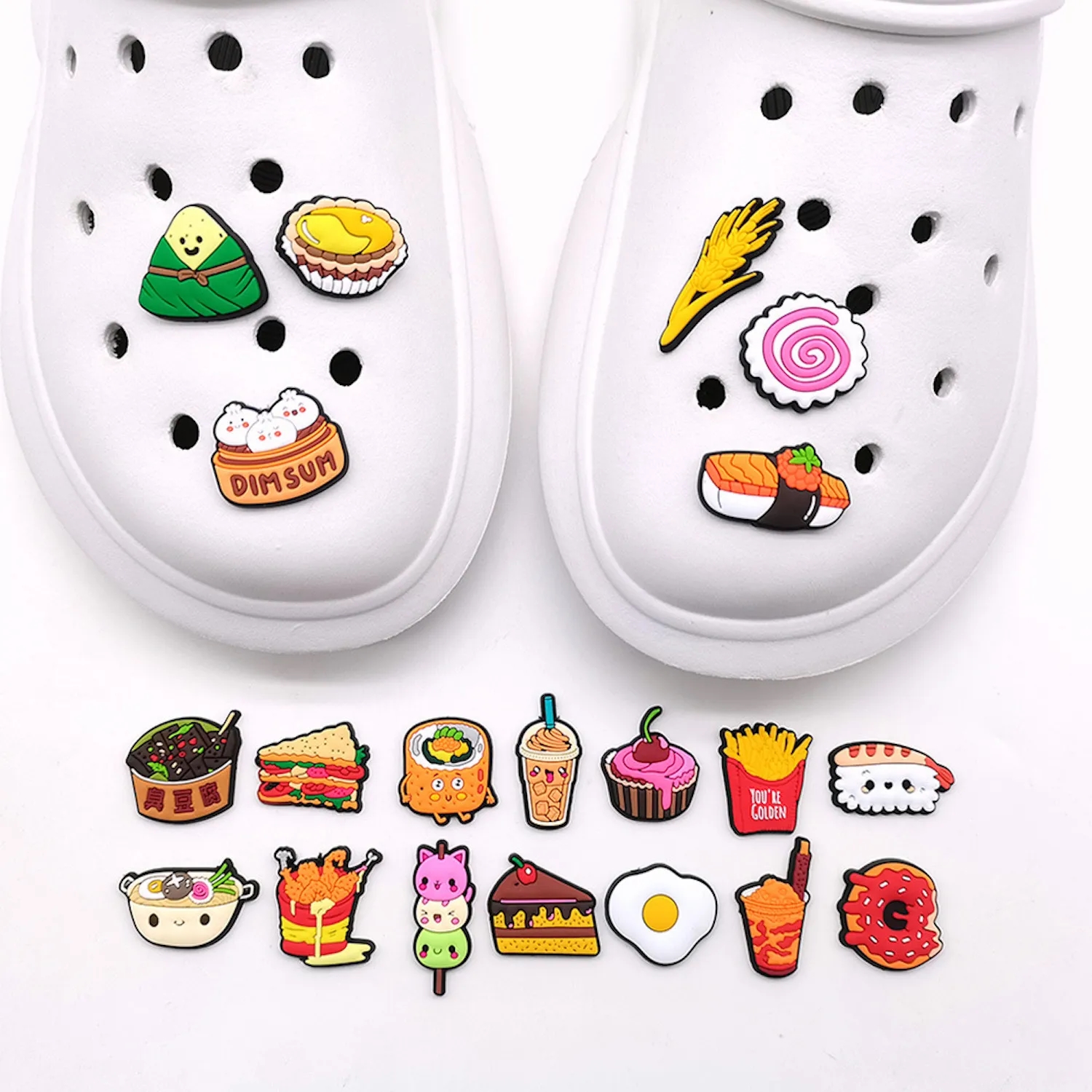 PVC 20PCS Different Shoe Charms for Decoration 34