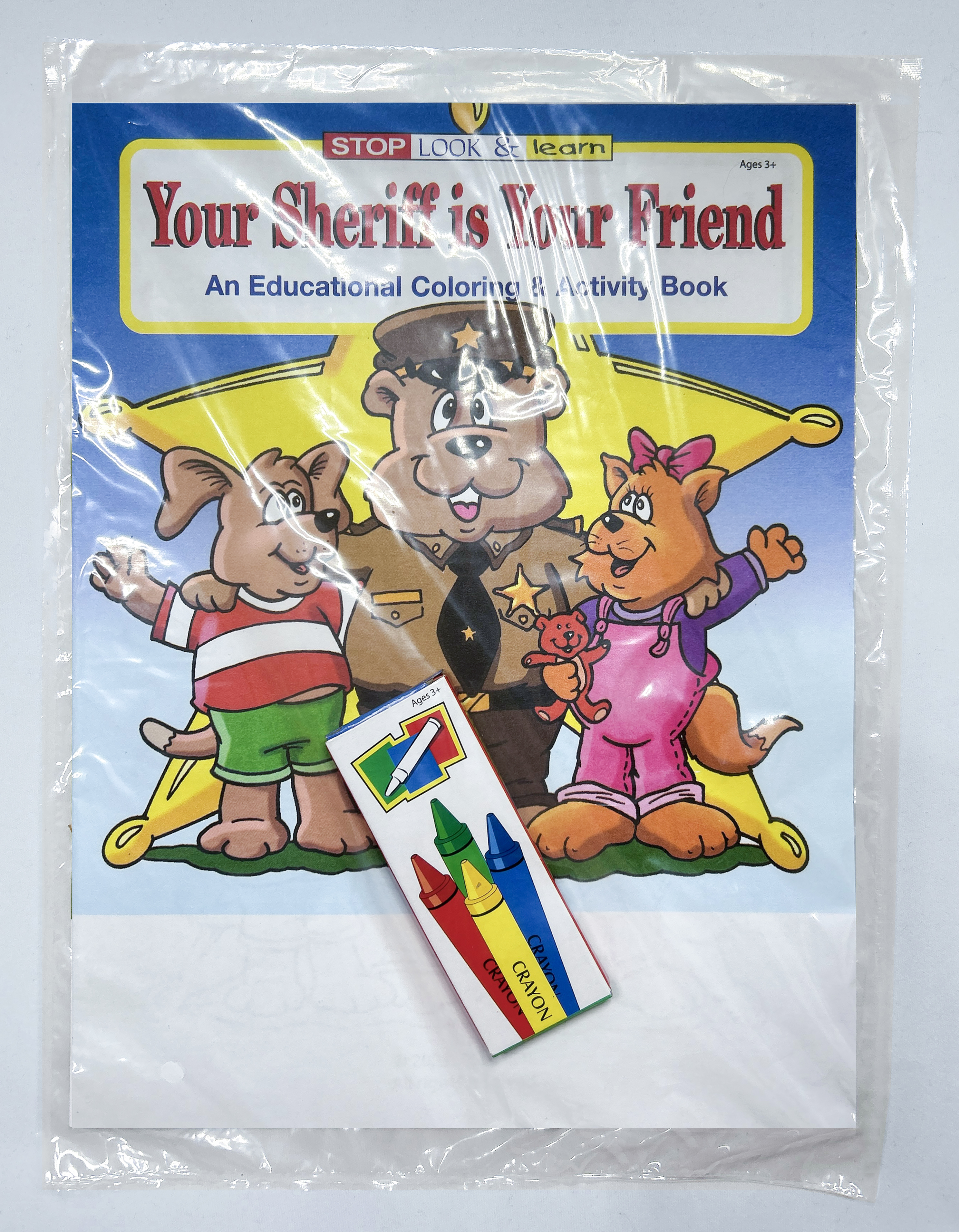COLORING SET - Your Sheriff is Your Friend Coloring Book Fun Pack 6