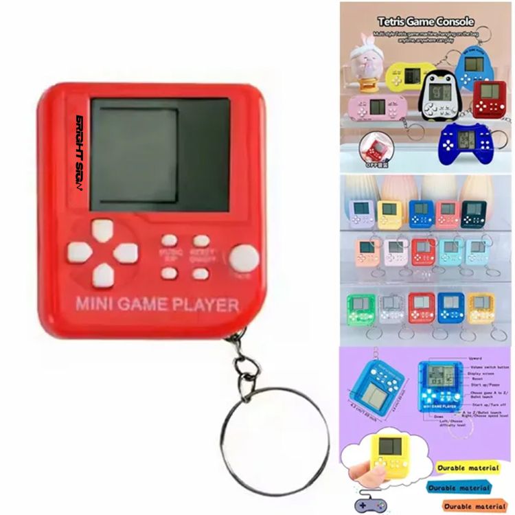 Mini Retro Handheld Game Console Keychain 2