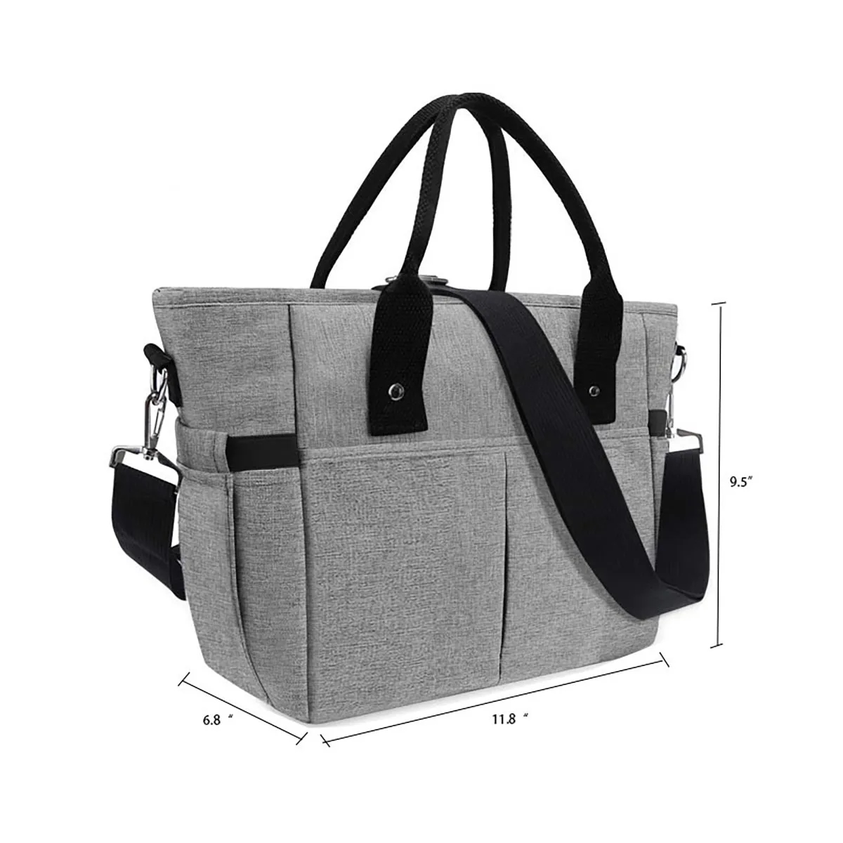 Portable Insulated Pinic Lunch Cooler Crossbody Tote Bag 3