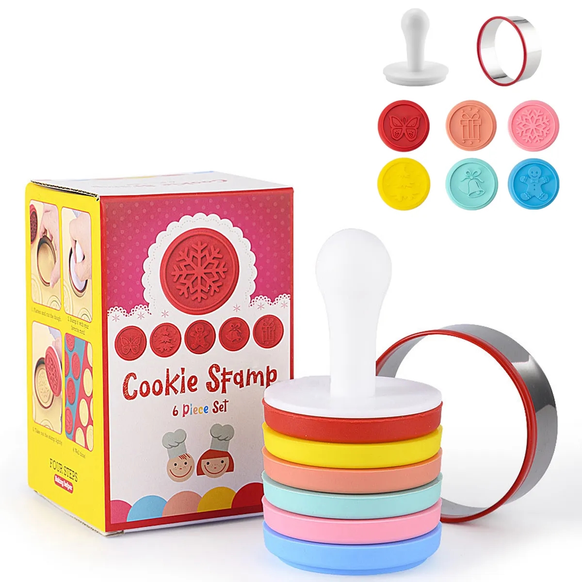Silicone Cookie Stamp Set 3