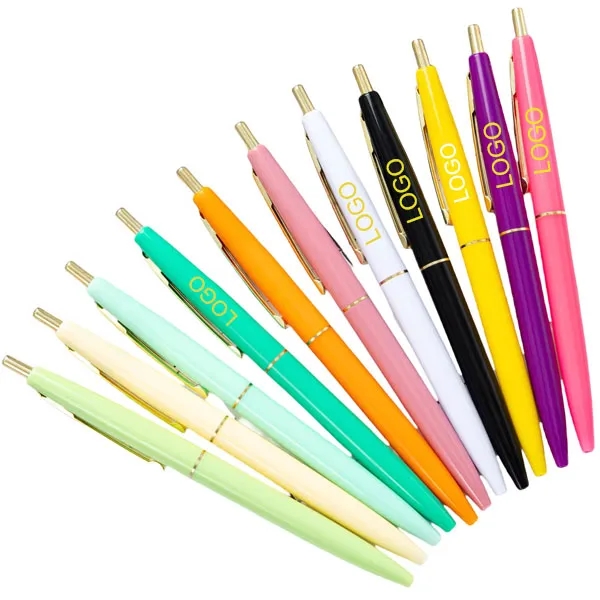 Promotional Hotel Gold Click Pens 4