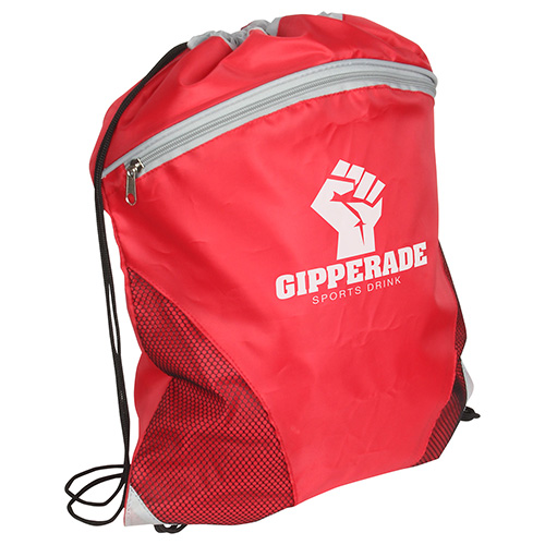 Cyclone Mesh Curve Polyester Drawstring Bag 15