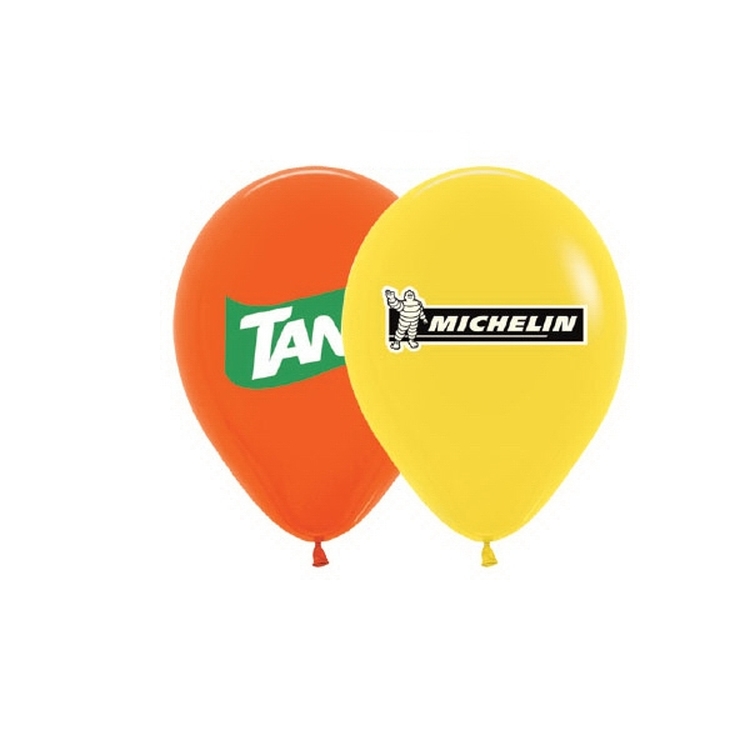 Helium Balloon 15" Latex Imprinted 1 Side 2 Colors 1