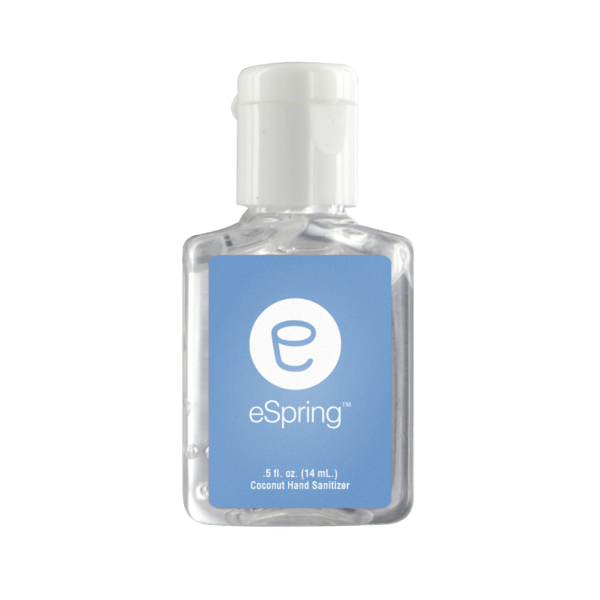 0.5 oz. Clear Sanitizer in Clear Bottle 12