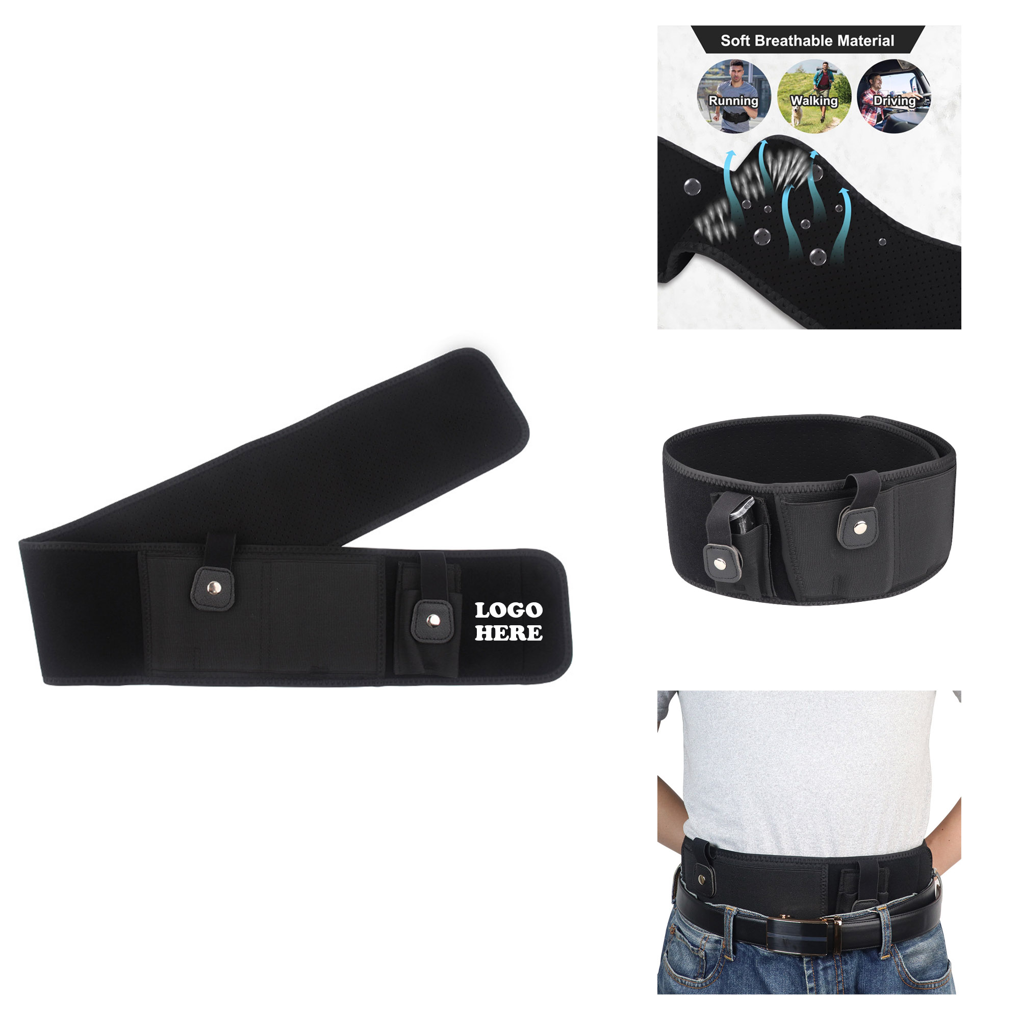 MOQ 10 pcs Neoprene Gun Holster 1