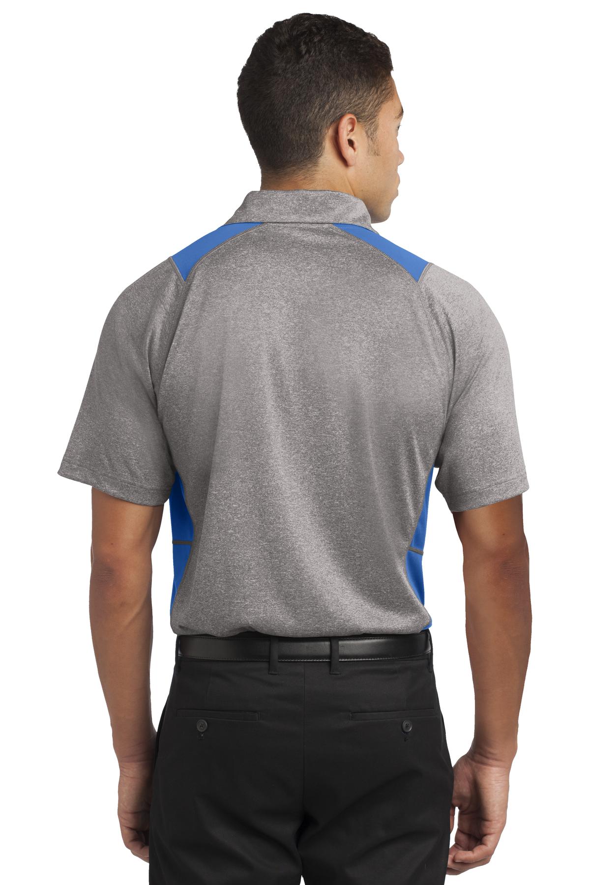 Sport-Tek® Heather Colorblock Contender Polo 63