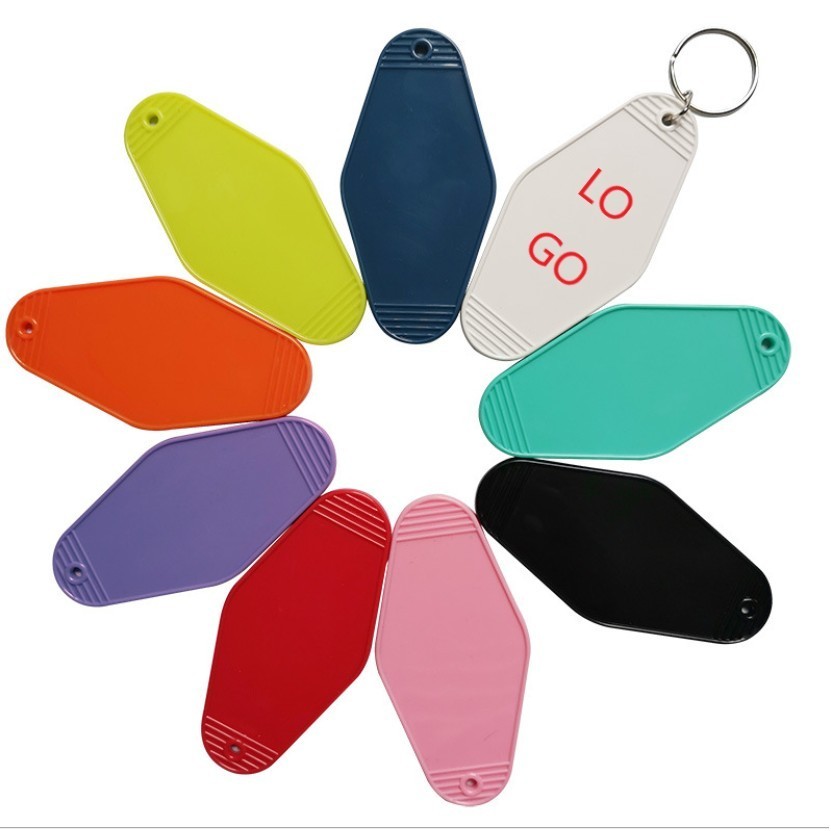 Plastic Hotel Keychain / Motel Key Tag 3