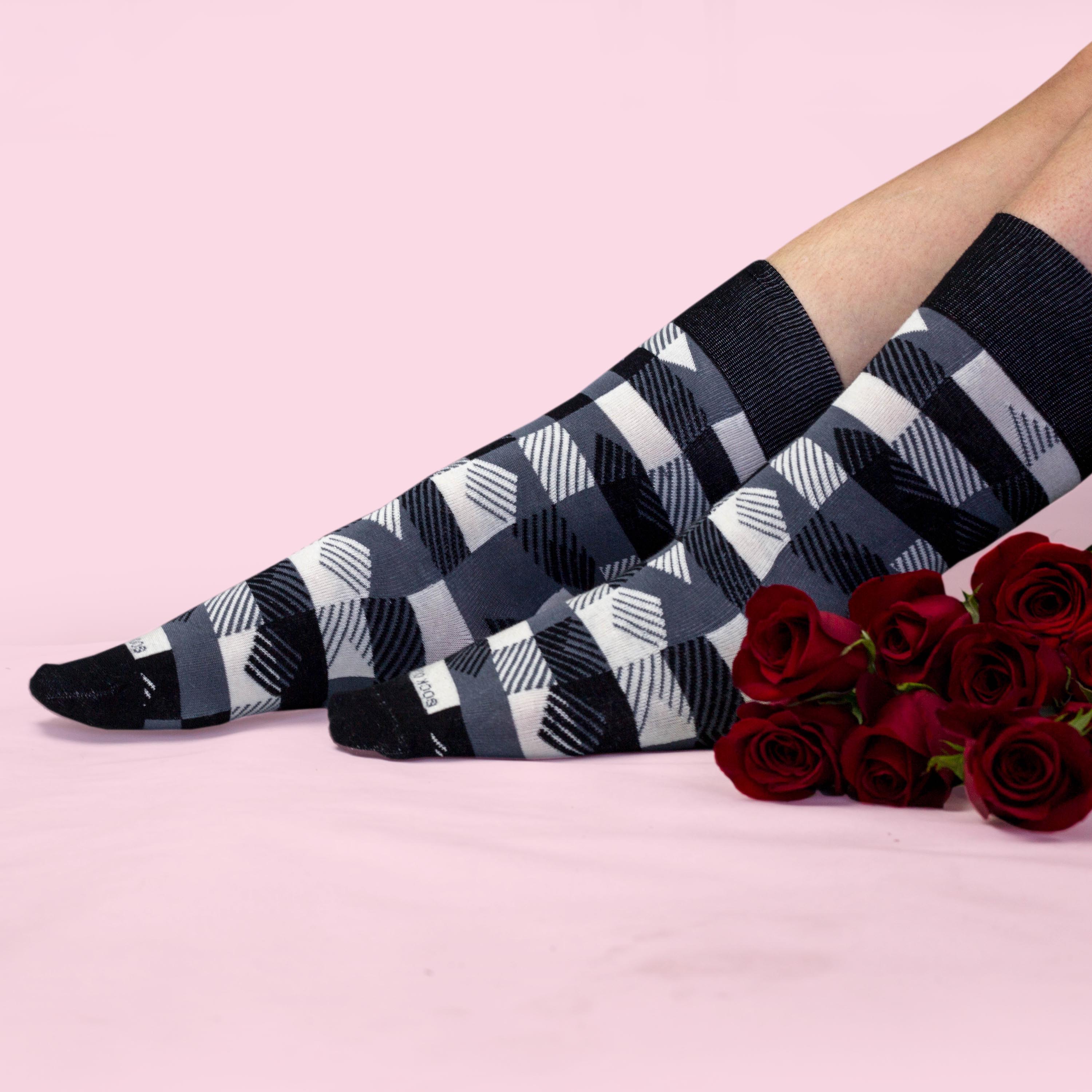 Regular VALENTINES Day Socks - Love from Head to Toe - American Made 2