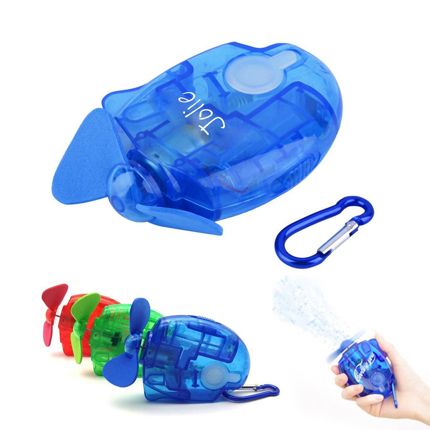 Portable Carabiner Misting Fan 2