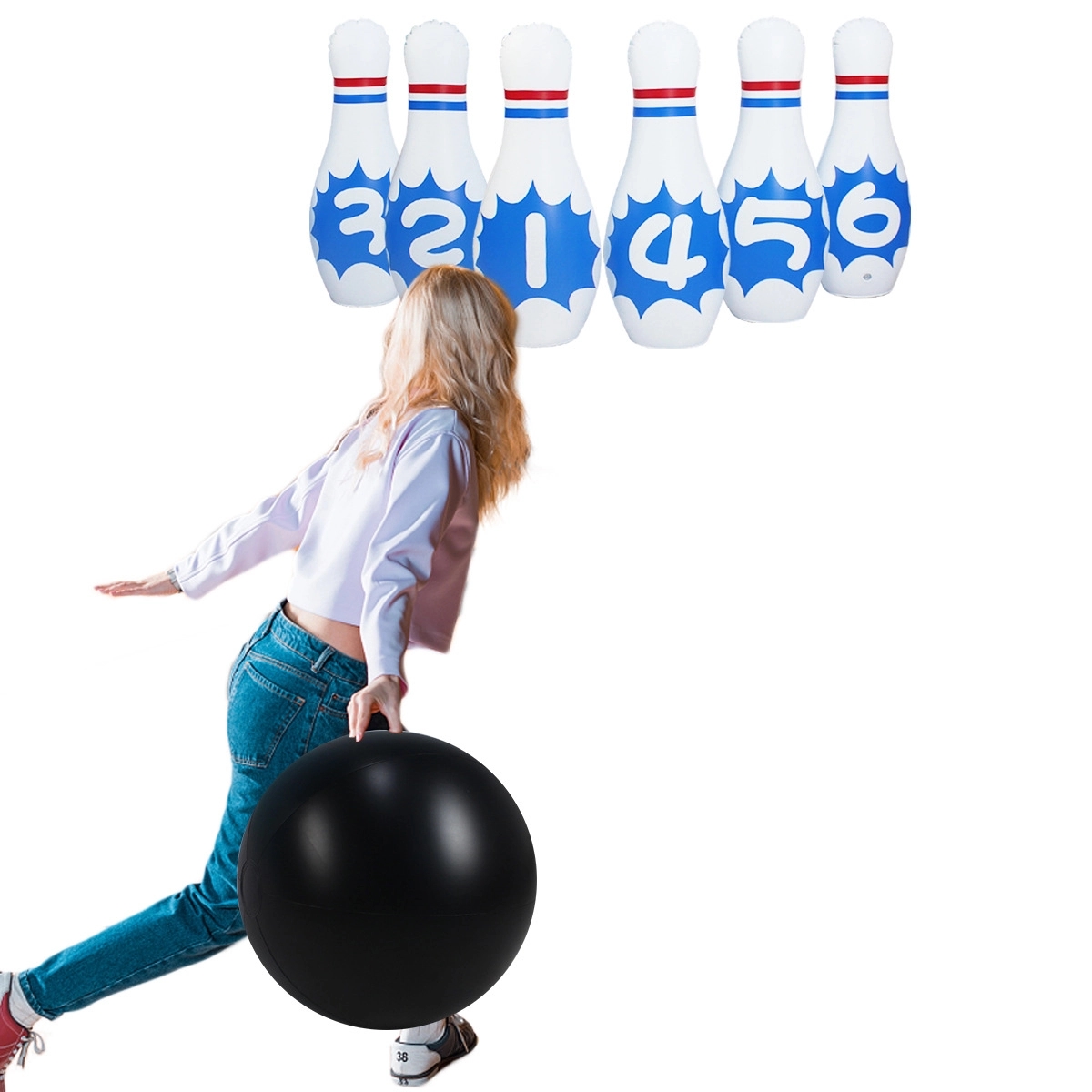 Kids Bowling Set Indoor Games Or Outdoor Games 4