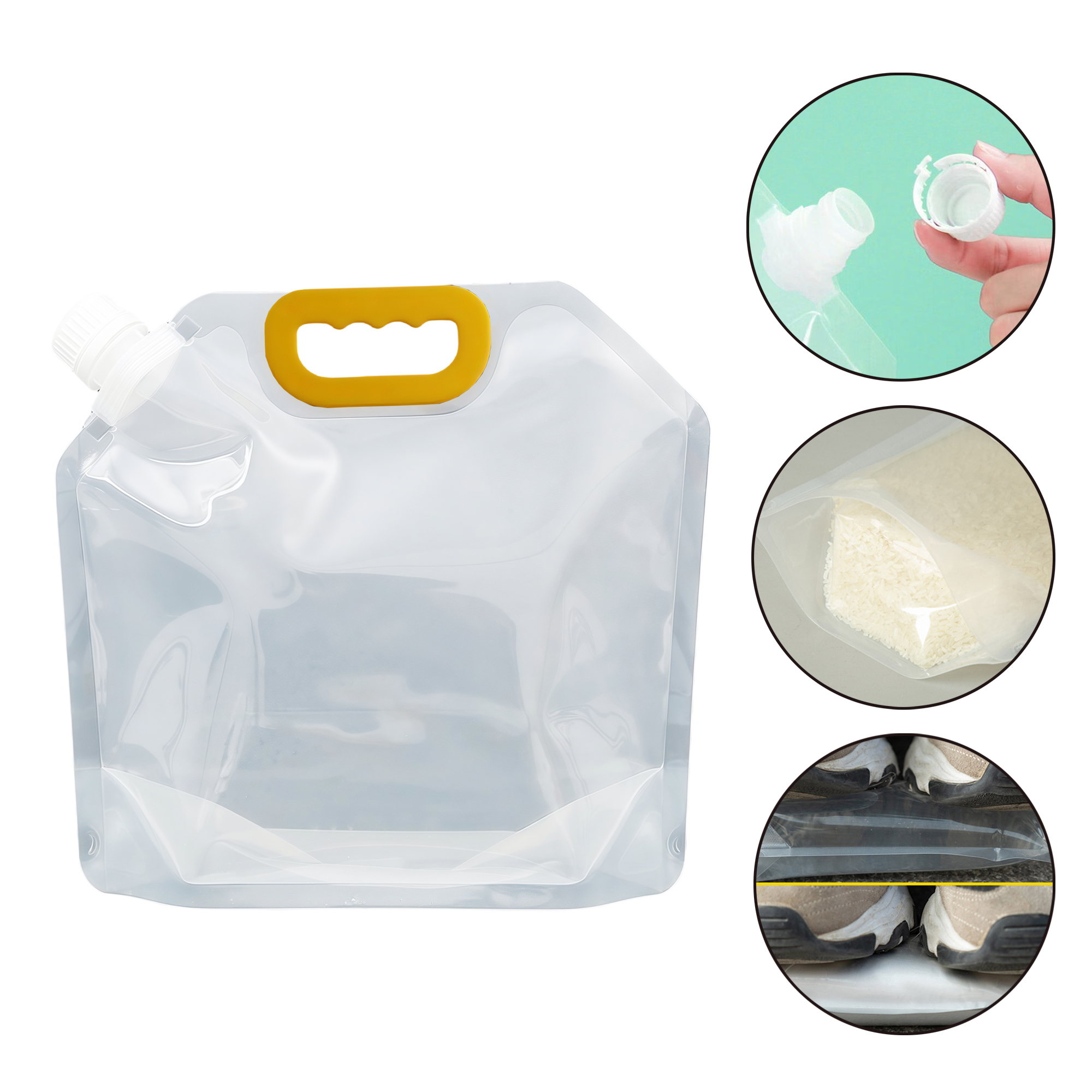 1.5L Stand Up Spout Pouch with Handle 1