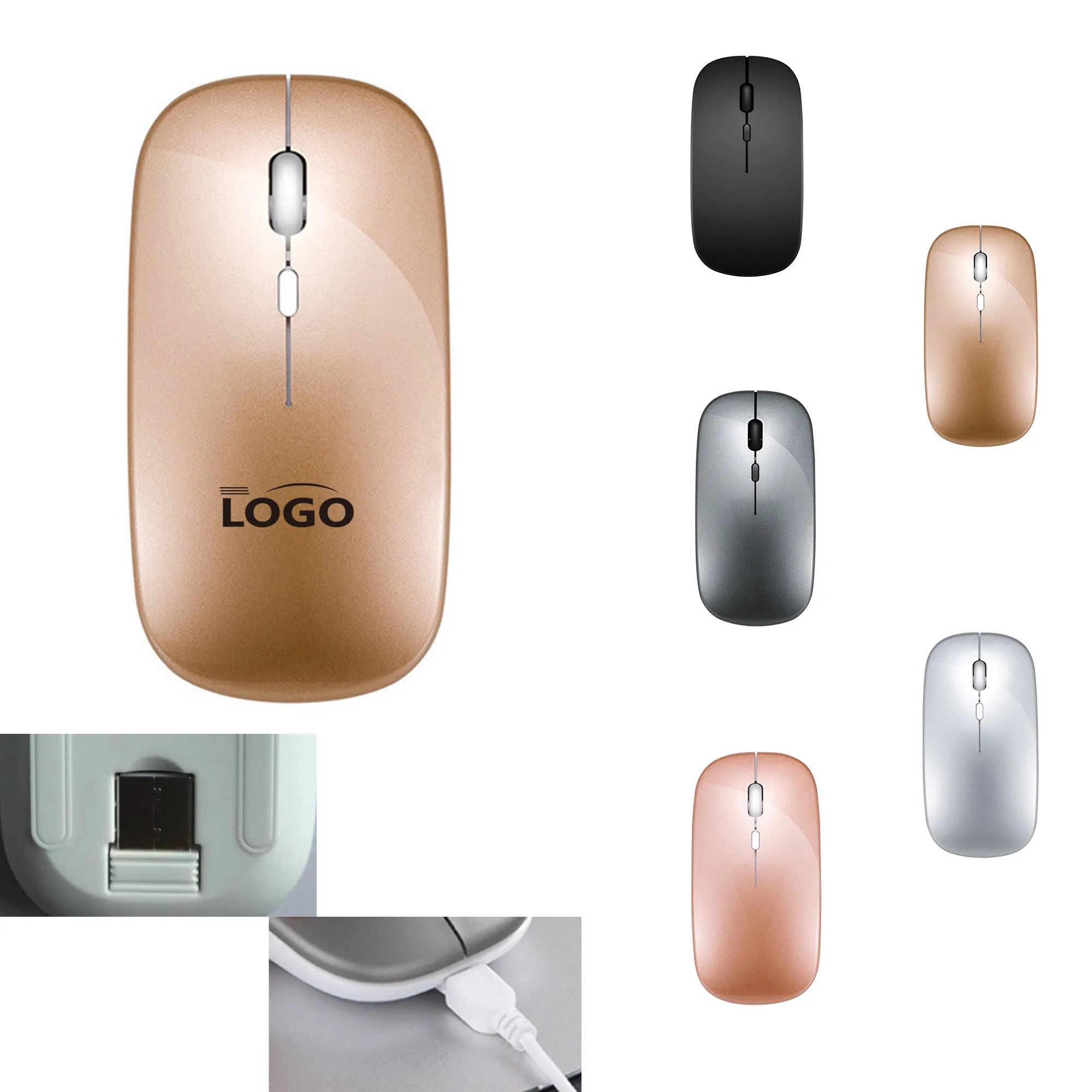 2.4Ghz Wireless Computer Optical Mouse MOQ 10pcs