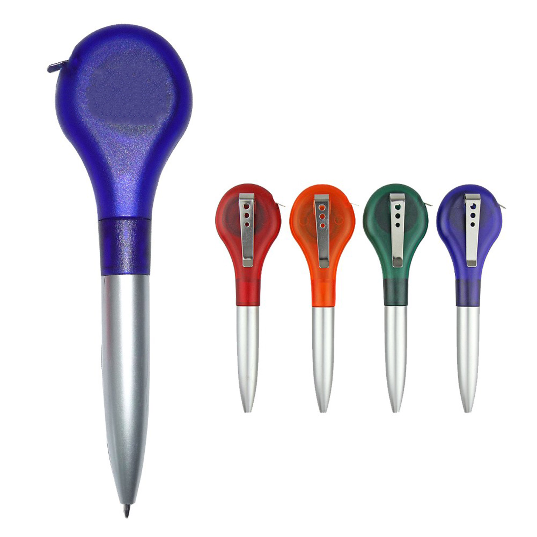 Retractable Ruler Gauge Screw Ballpoint Pens 2