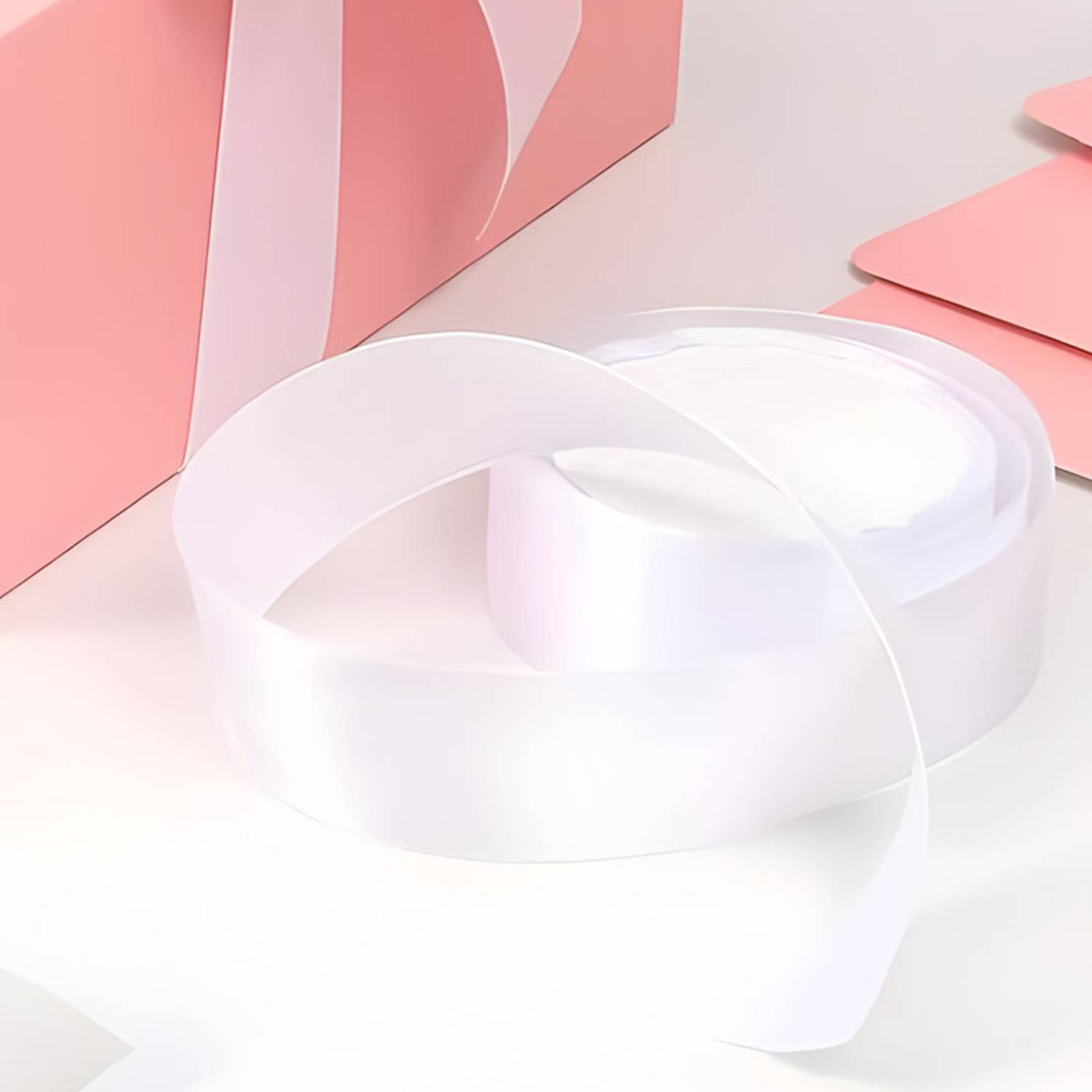 Recyclable Paper Gift Box w/ Ribbon & Clear Window 5