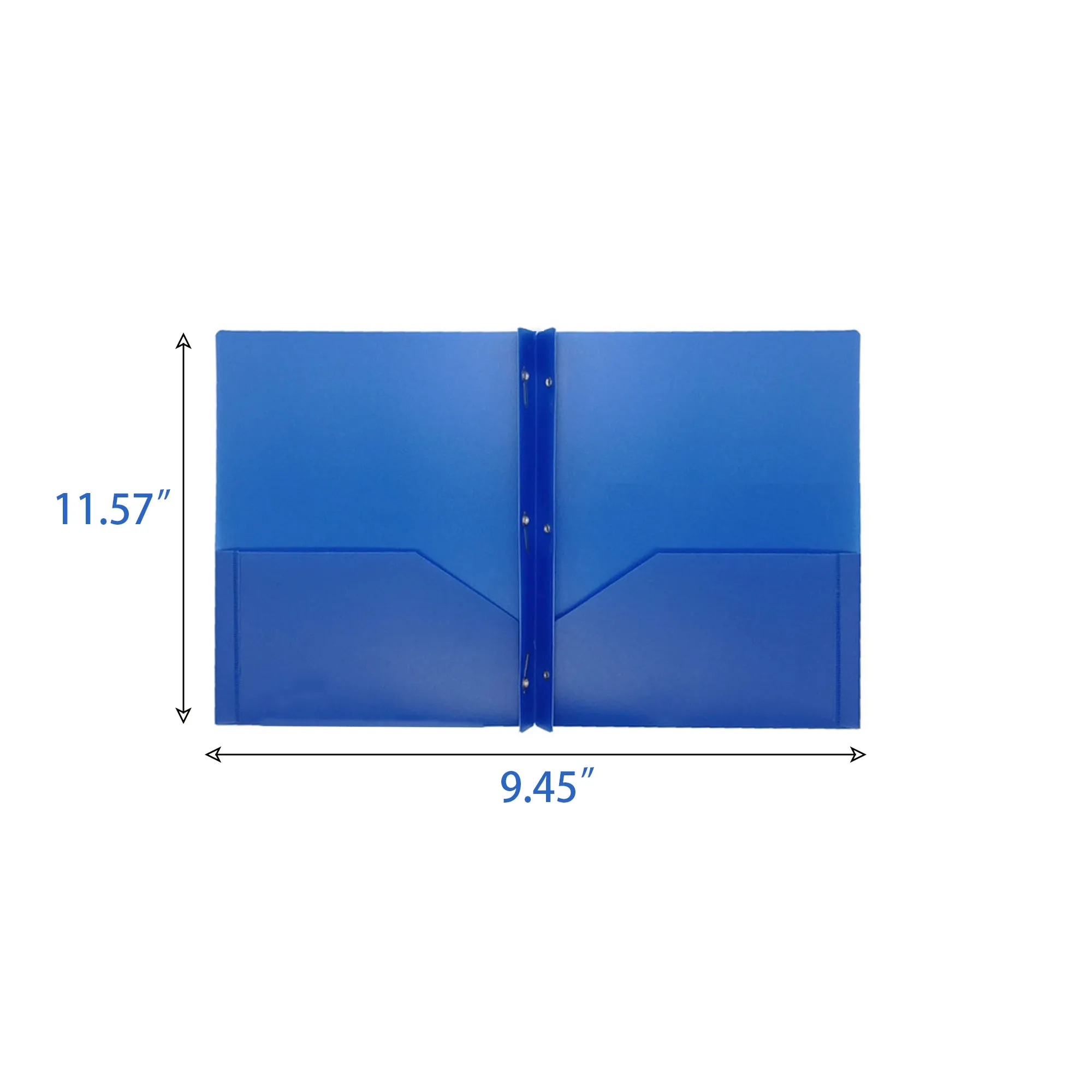 Heavy Duty Plastic Folders with Two  Pockets 5