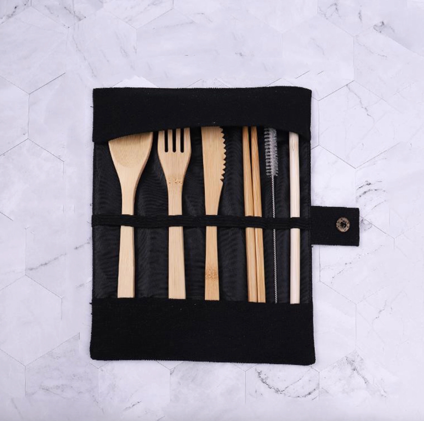 Bamboo Utensil Set Dinnerware 3