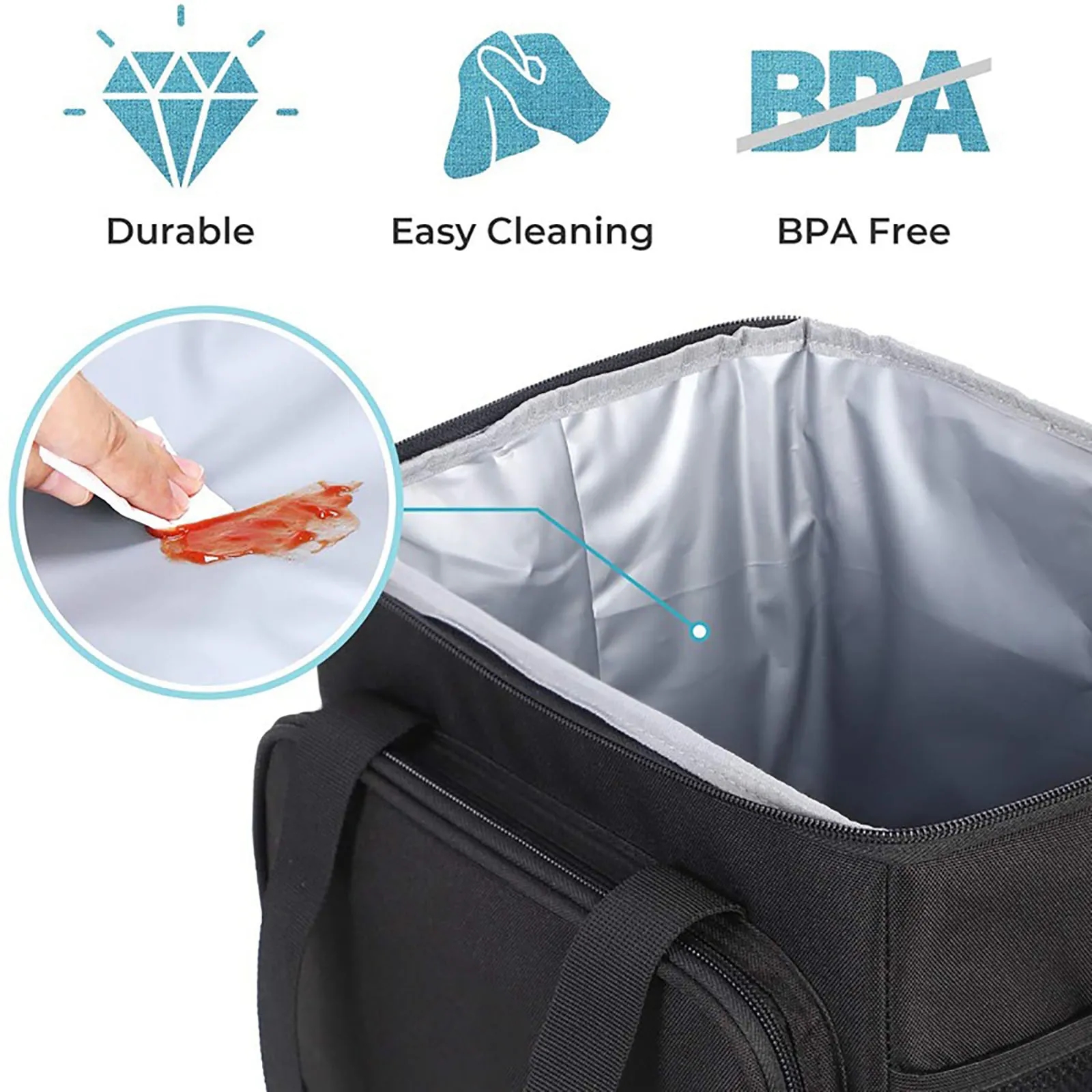 Reusable Insulated Lunch Bag 4
