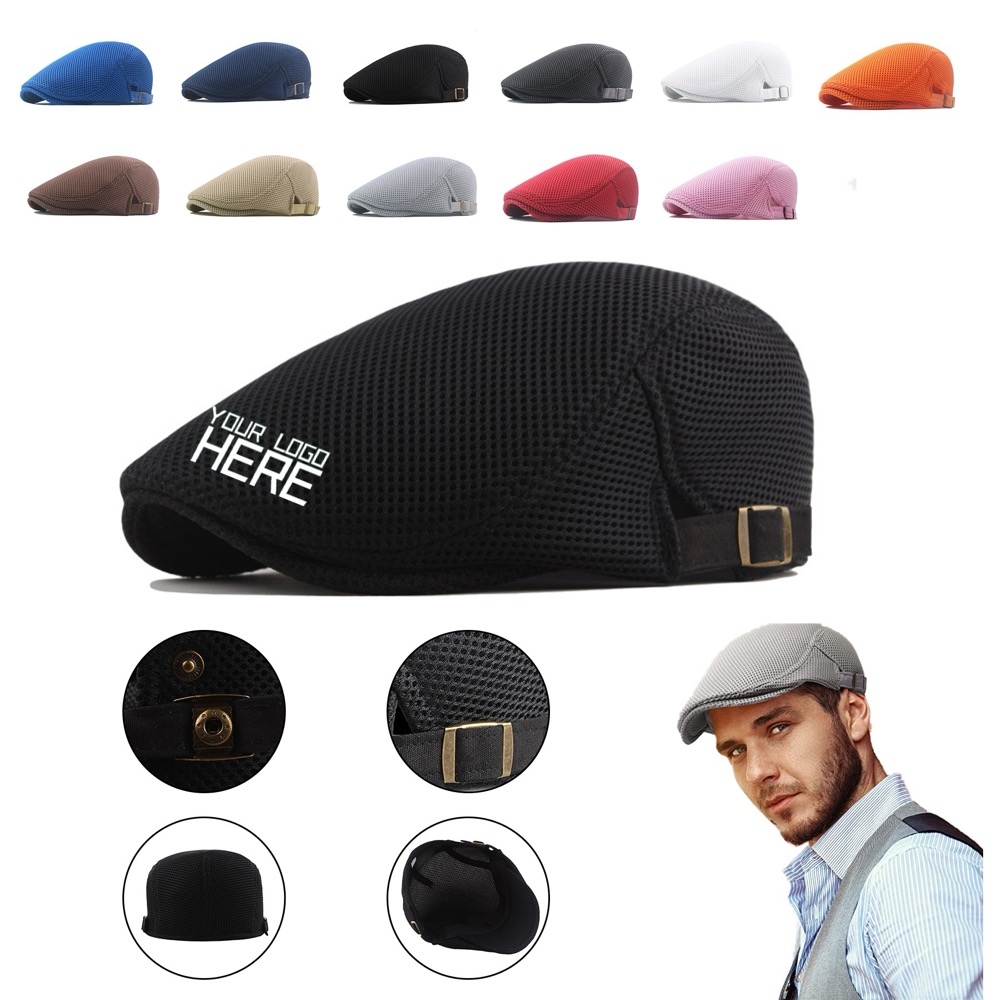 Mesh Newsboy Cap 2