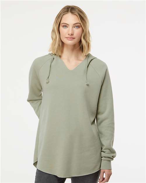 Women's Lightweight California Wave Wash Hooded Sweatshirt - PRM2500 40
