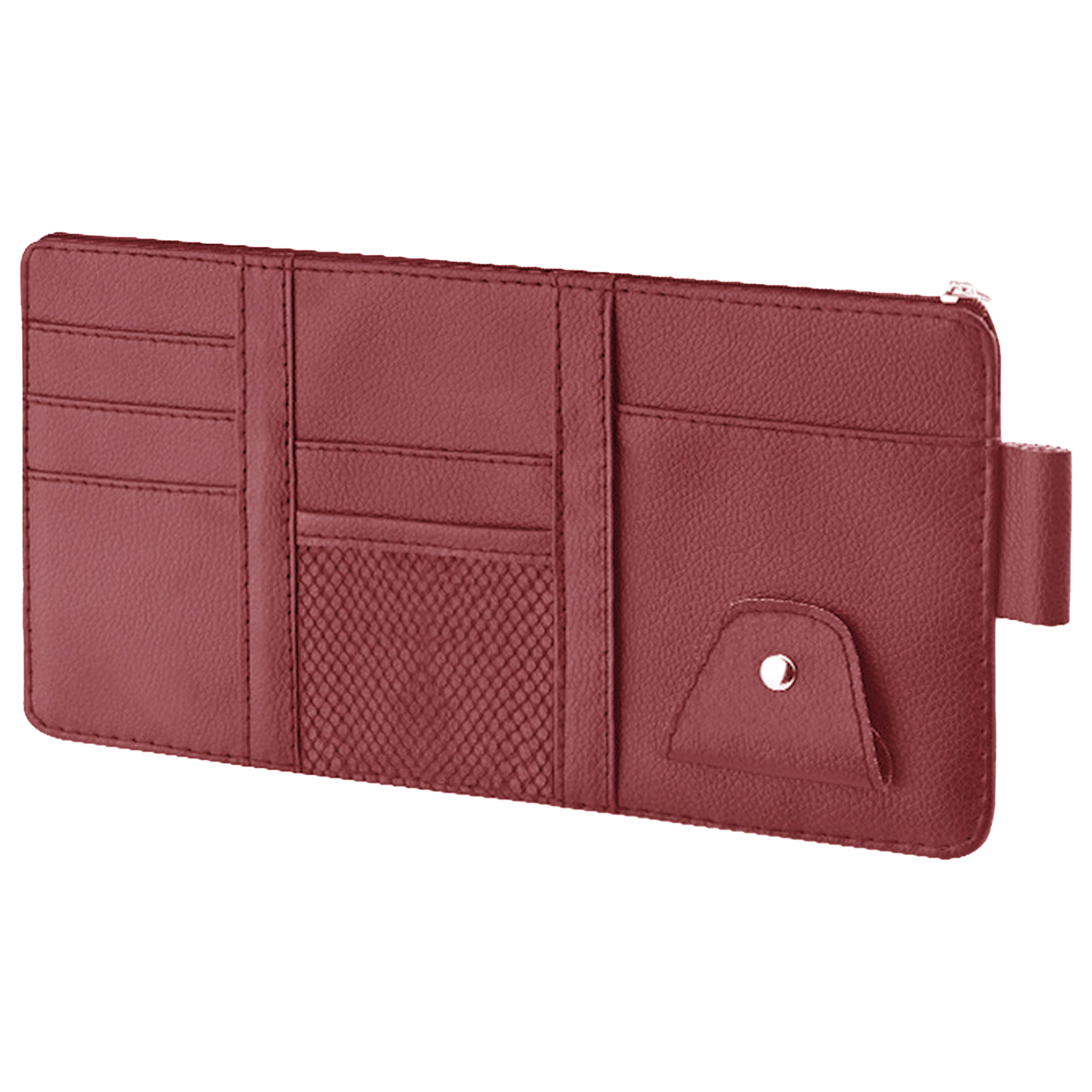Pu Multi Functional Car Sunshade Storage Card Bag 4