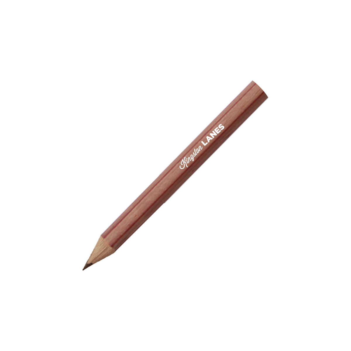 Hex Natural Finish Golf Pencils 6