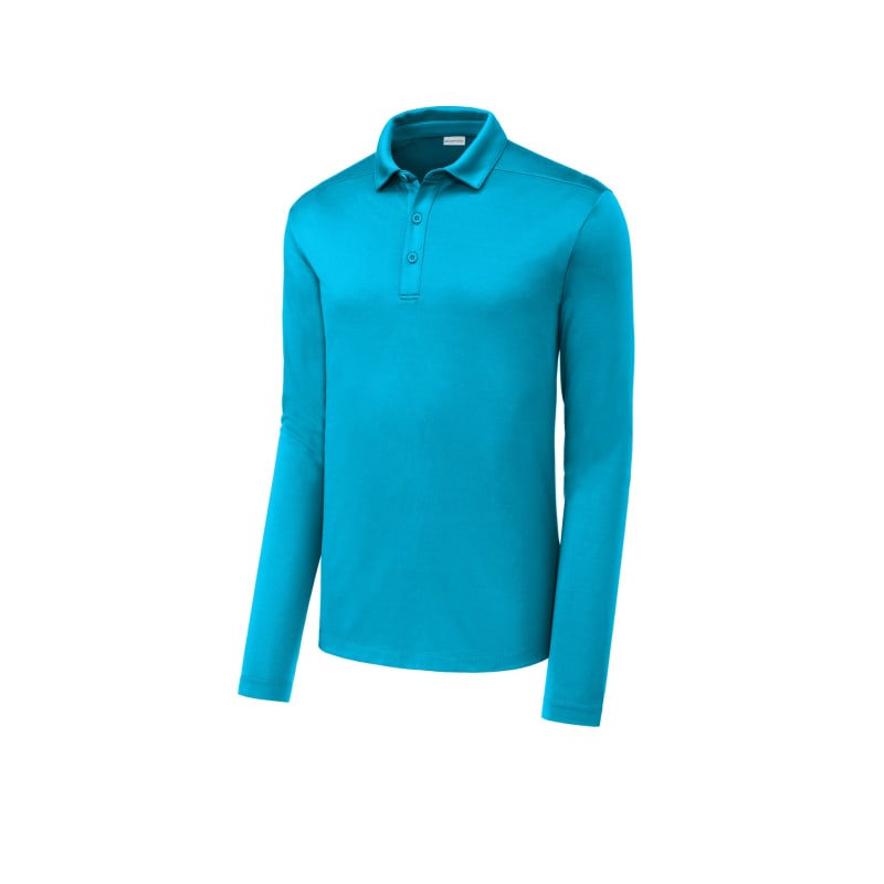Sport-Tek Posi-UV Pro Long Sleeve Polo. 75