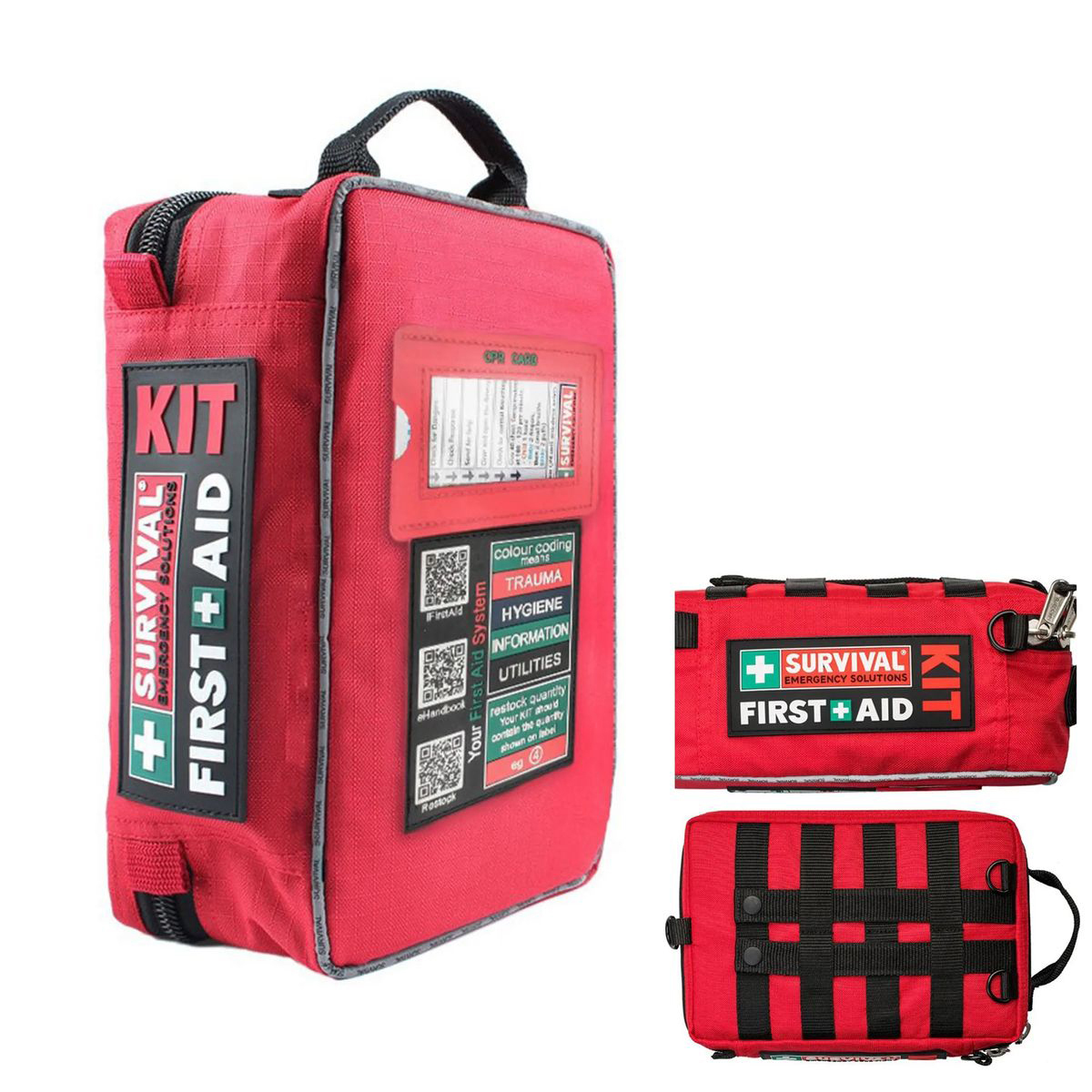 Portable First Aid Kit With Multiple Compartments 3