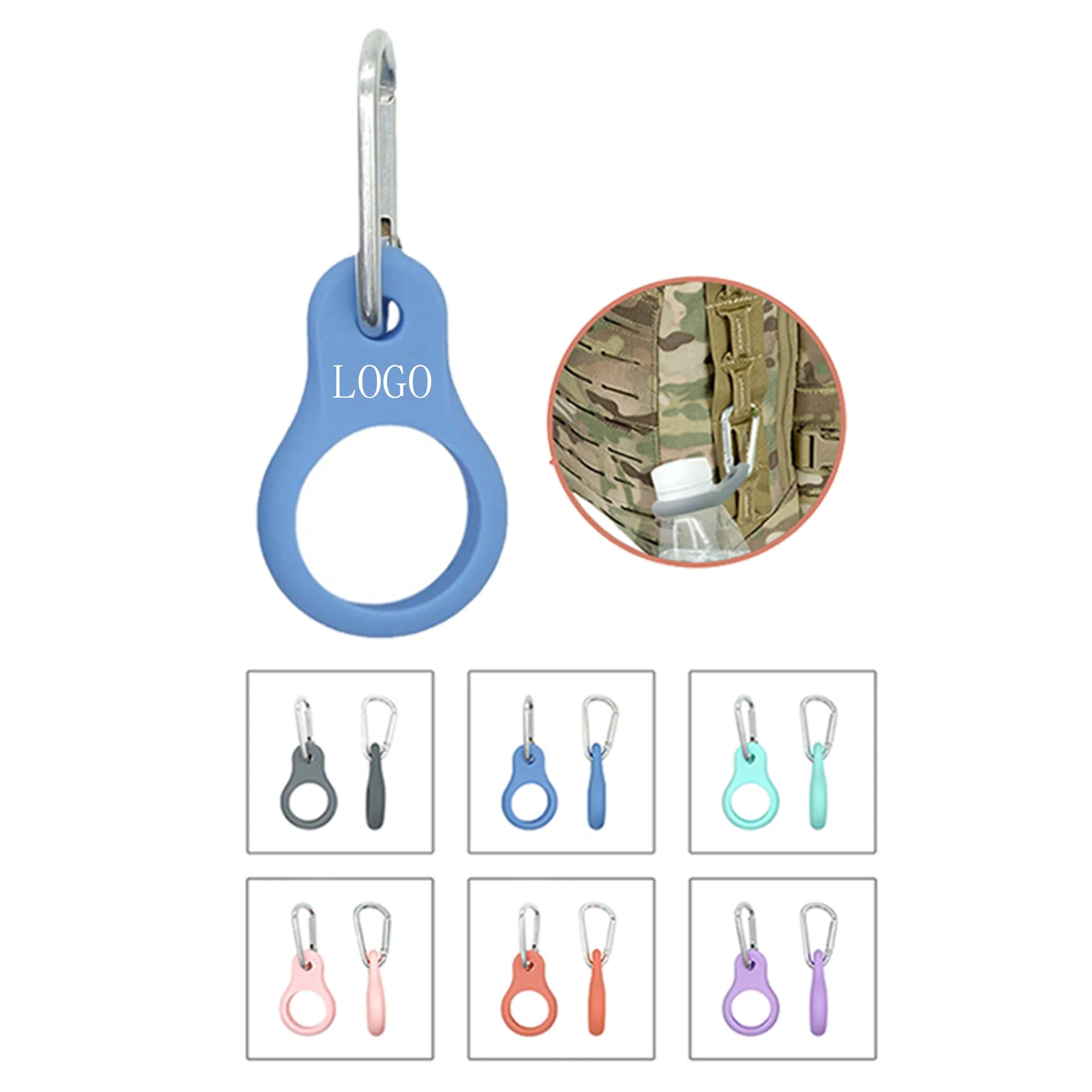 Multi-Functional Silicone Water Bottle Clip 1