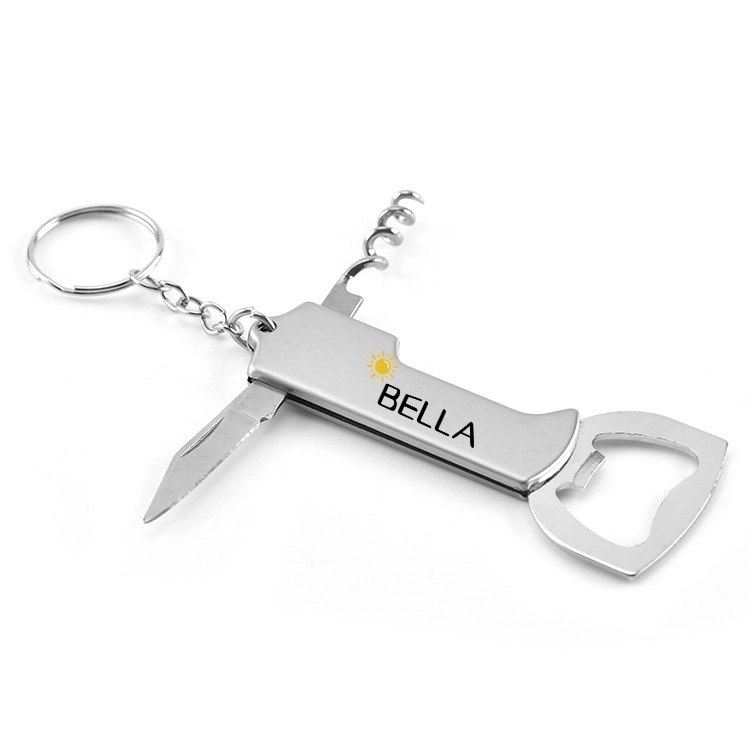 Multifunction Pocket Survival Tool Key Chain Bottle Opener 1