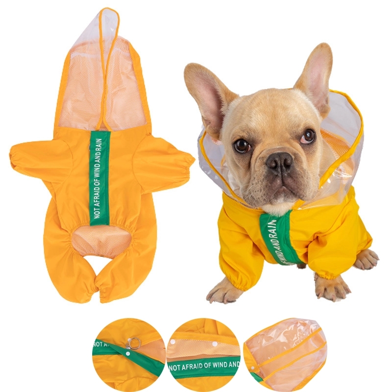 Dog Raincoat Poncho For Small To X-Large And Puppies 1