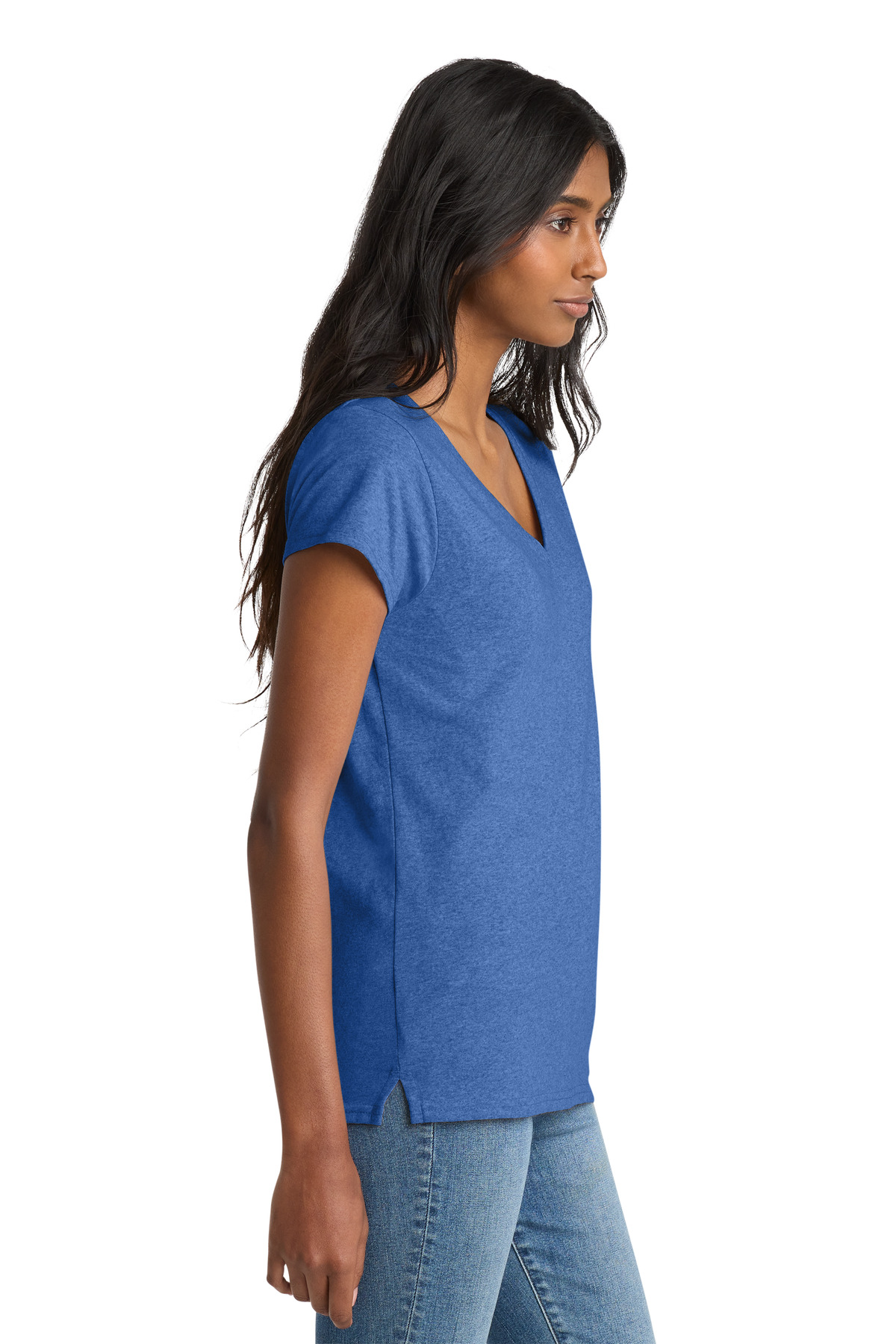 District Women's Re-Tee V-Neck DT8001 60