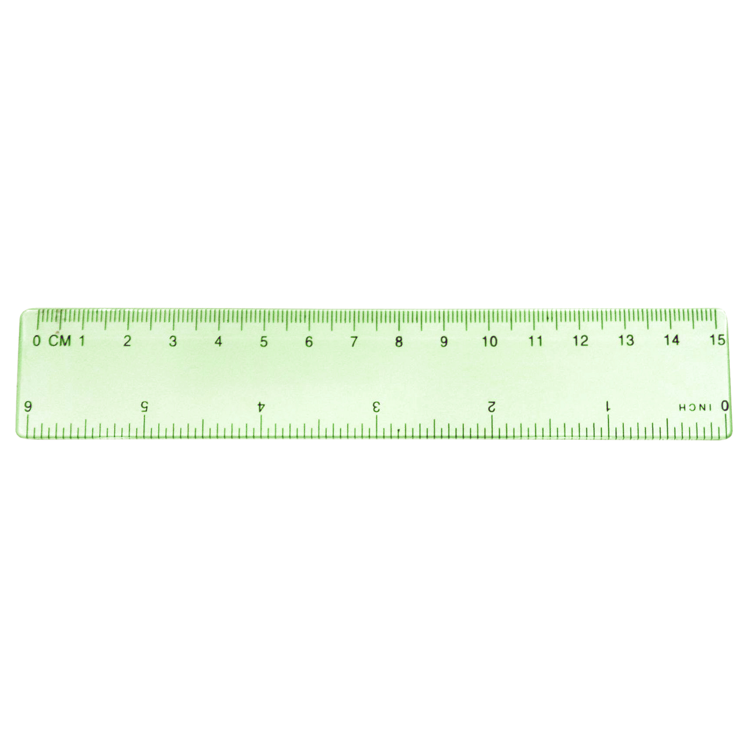 Plastic Transparent Solid Color Ruler 9