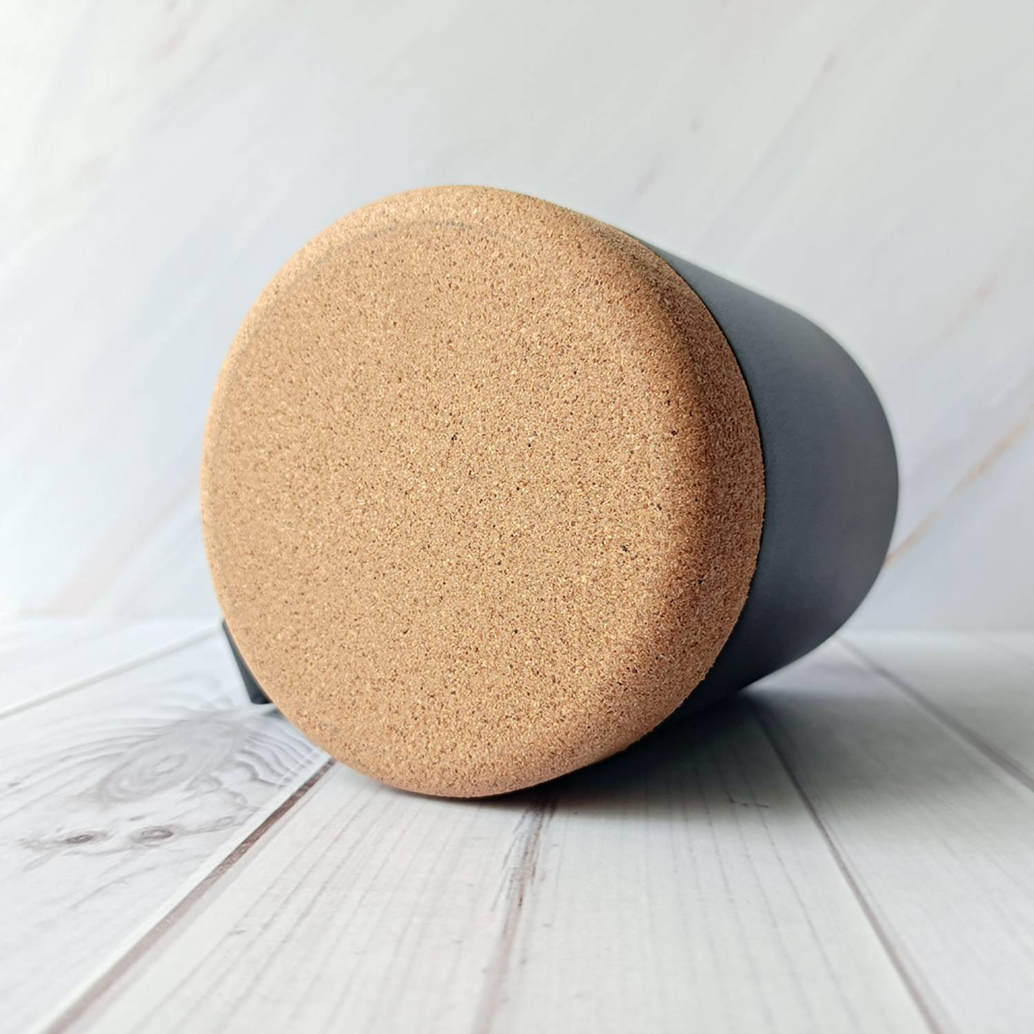 Double Layer Stainless Steel Mug w/ Cork Base Pad 5