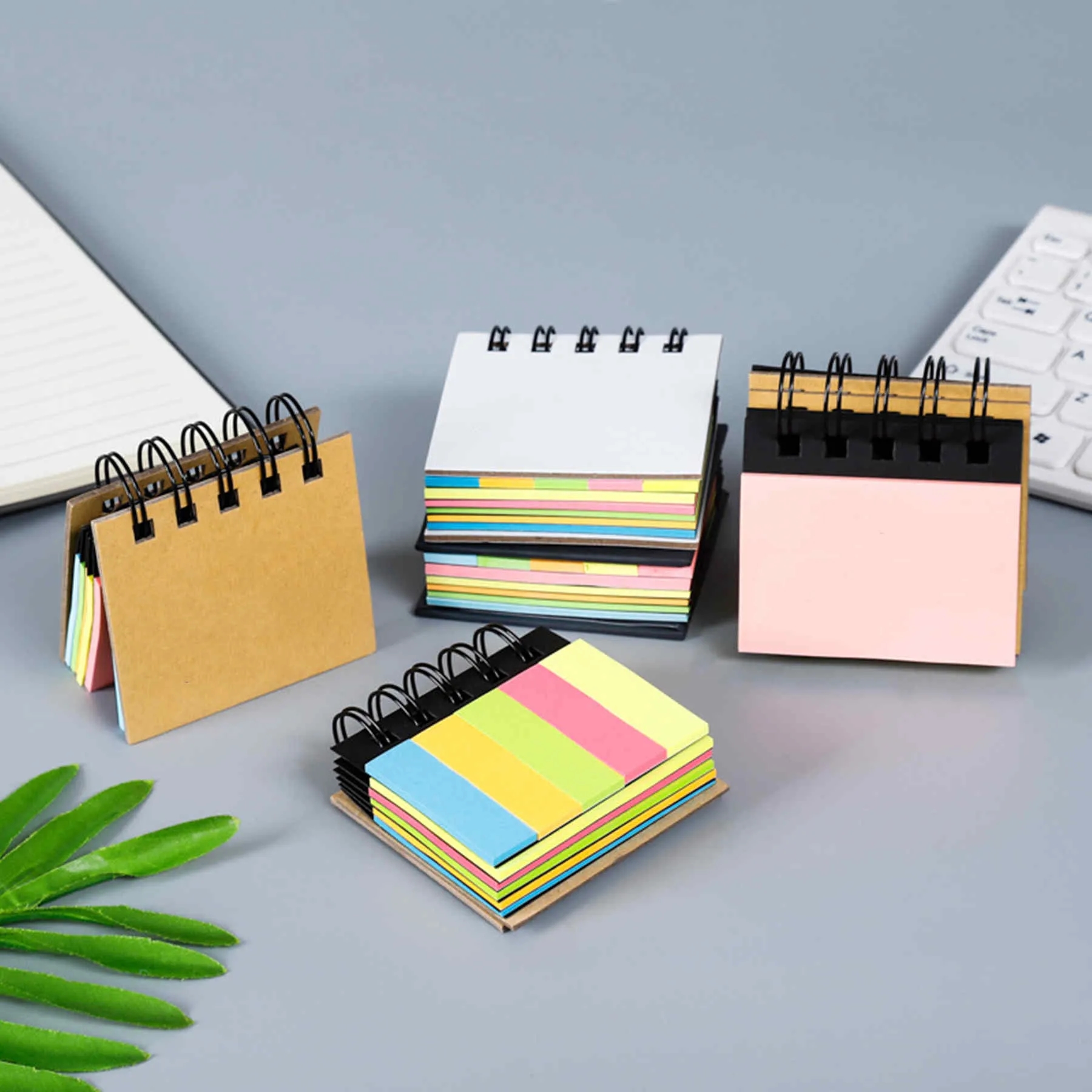 5 Colored Sticky Flags Notepad With Hard Cover 4