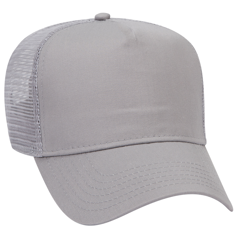 OTTO CAP® 5 Panel Mid Profile Mesh Back Trucker Hat 61