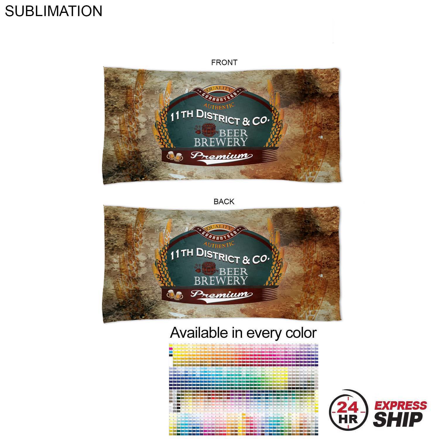 24 Hr Express Ship - Absorbent Microfiber Dri-Lite Terry Beach, Travel Towel, 22x44, Sublimated 7